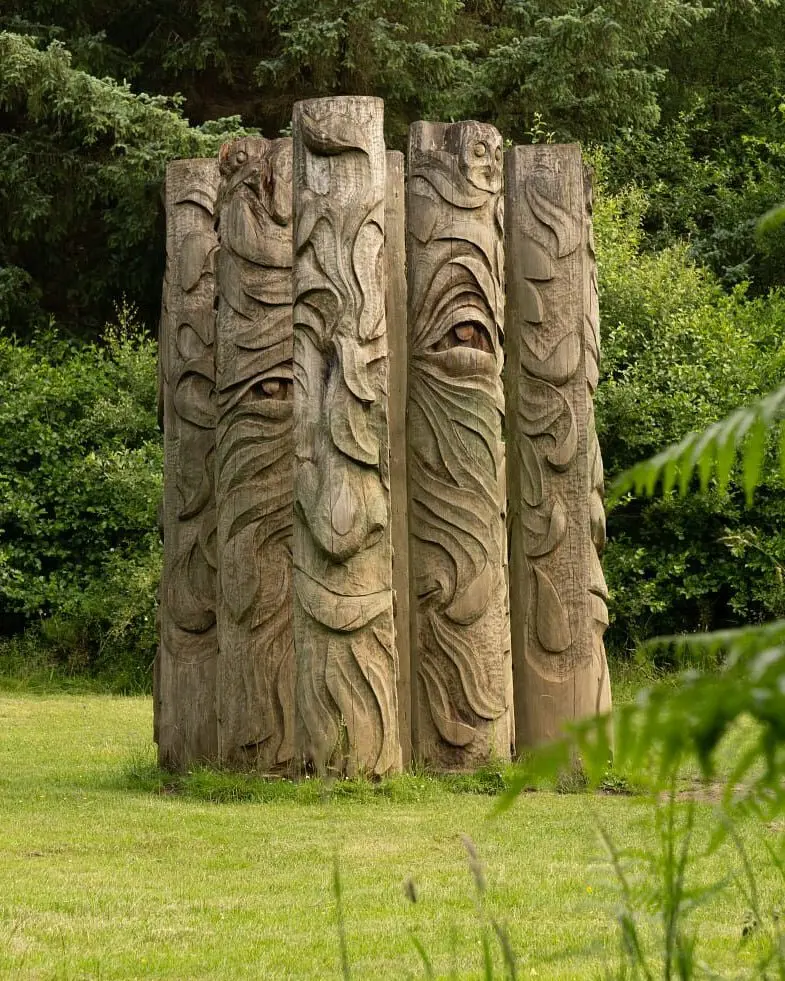 green man Hamsterley Forest
