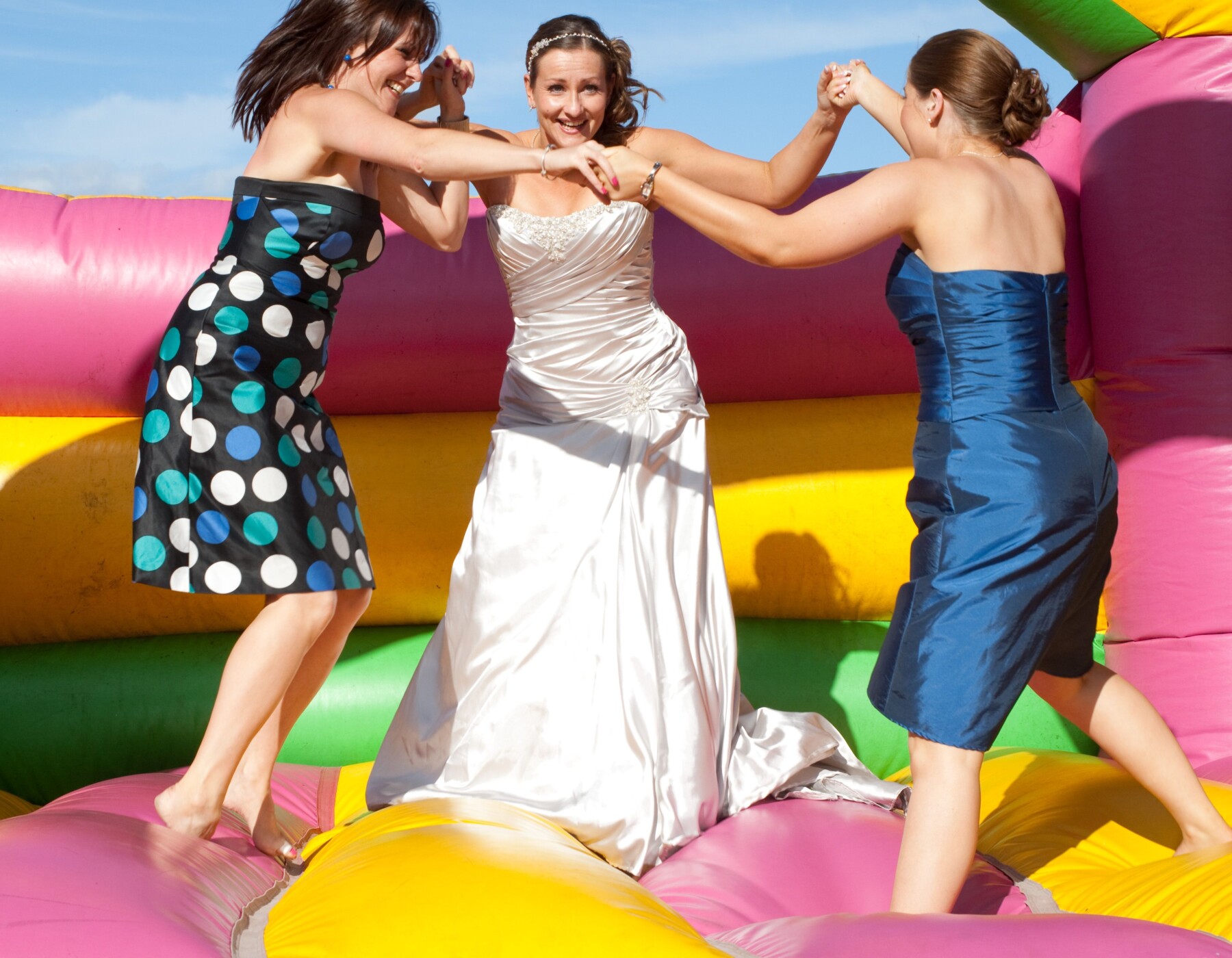 Styling an Intimate Wedding Less Can Genuinely Be More Bouncy Castle
